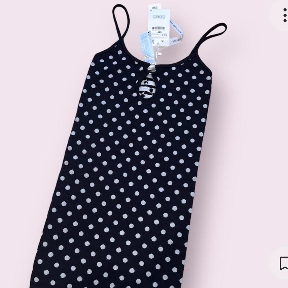 Zara polka dot dress
